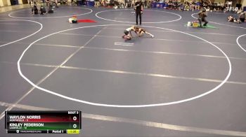 60 lbs Quarterfinals (8 Team) - Kinley Pederson, Lakeville vs Waylon Norris, Northfield