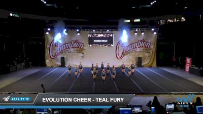 Evolution Cheer - Teal Fury [2022 L1 Youth - D2 - Small] 2022 CCD Champion Cheer and Dance Grand Nationals