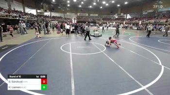 54 lbs Round Of 16 - Diego Sandoval, Espanola Jr Wrestling vs Henry Loewen, Black Fox Wr Ac