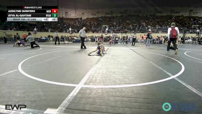 54 lbs Consi Of 4 - Dylan Harris, Hurricane Wrestling Academy vs Abigail Hall, Newkirk Takedown Club