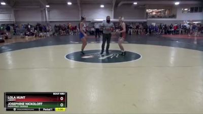 120 lbs Cons. Round 7 - Josephine Nickoloff, OLENTANGY ORANGE vs Lola Hunt, Liberty