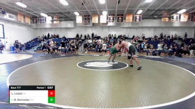 285 lbs Cons. Round 2 - Brendon Gonzalez, Royal vs Leo Lopez, Oak Hills