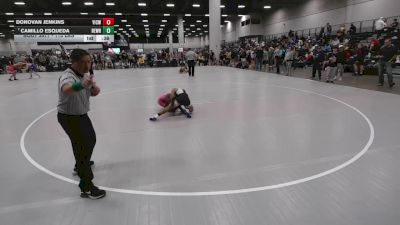 113 lbs Cons. Rd Of 16 - Donovan Jenkins, Youth Impact Center Wrestling Club vs Camillo Esqueda, ReZults Wrestling