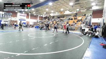 157 lbs Cons. Semi - Aleksander Mendoza, Corona Del Mar vs Nelson LaBombard, Harvard-Westlake