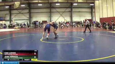 174 lbs Cons. Round 1 - Juan Vernaza, University Of Southern Maine vs Chis Ludwig, New England College