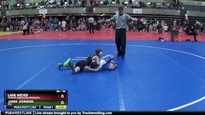 70 lbs 5th Place Match - Jarek Johnson, BGC vs Lane Weyer, Pursuit Wrestling Minnesota