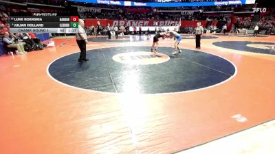 3A 190 lbs Champ. Round 1 - Luke Boersma, Aurora (Marmion Academy) vs Julian Holland, Carol Stream (Glenbard North)