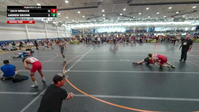 175 lbs Champ. Round 1 - Zach Miracle, Unattached vs Andrew Brown, Unattached