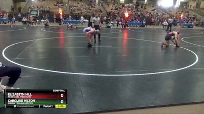 140 lbs Semifinal - Elizabeth Hill, Next Level Wrestling vs Caroline Hilton, Minion Training Center