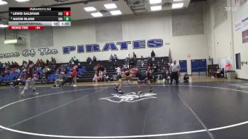 184 lbs Quarterfinal - Lewis Saldivar, Fresno City College vs Jakob Blake, Chabot College