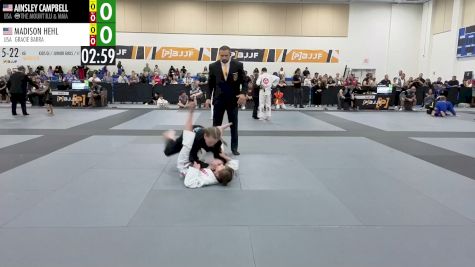 Ainsley Campbell vs Madison Hehl 2026 PBJJF Pan American Jiu-Jitsu Championships