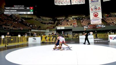 Open Men - 70 lbs Cons. Round 4 - Tadeo Aragon vs Gary A Galindo Lovell, South San Francisco Gator WC