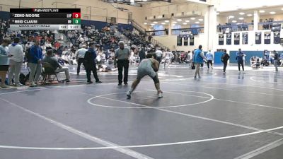 160 lbs Quarterfinal - Zeno Moore, Lake Highland Prep vs Reid Clausi, West Essex