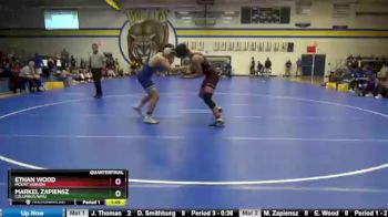 195 lbs Quarterfinal - Markel Zapiensz, Columbus/WMU vs Ethan Wood, Mount Vernon