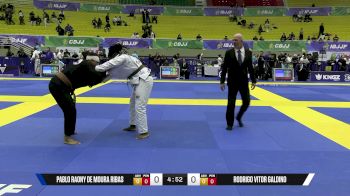 Rodrigo Vitor Galdino vs Pablo Raony De Moura Ribas 2025 Brasileiro Jiu-Jitsu IBJJF