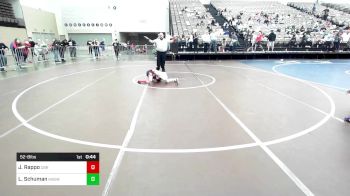 52-B lbs Quarterfinal - Jackson Rappo, Central Bucks K-8 vs Lucas Schuman, Mat Assassins