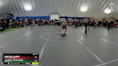 92 lbs Round 1 (8 Team) - Gabriel Schuchert, Silo WC vs Sawyer Lauber, Noah Mattin`s WA