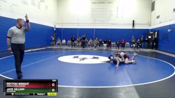 130 lbs Cons. Semi - Jace Gilliam, Soldotna vs PEYTON WRIGHT, Wasilla High School