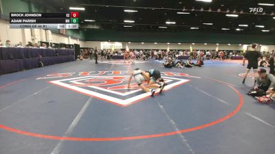 138 lbs Consi Of 64 #1 - Brock Johnson, KS vs Adam Parish, MN