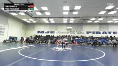 125 lbs Quarterfinal - Connor Jeong, Santa Rosa College vs Kalvin Robbins, Sierra College