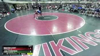 114 lbs Round 2 (4 Team) - Brayten Casey, Menomonie vs Jake Fitzpatrick, LaCrosse Aquinas