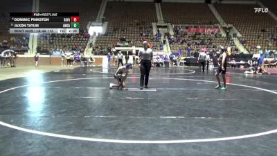 1A-4A 113 Champ. Round 1 - Jaxon Tatum, American Christian Academy vs Dominic Pinkston, Bayside Academy