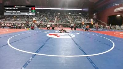 105 lbs Cons. Round 2 - Mesah Smith, Cheyenne Central vs Isabella Hetzel, Thermopolis