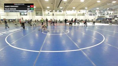 68 lbs Semifinal - James Venhorst, Fishercats vs Talan Berube, Smitty's Wrestling Barn