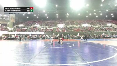 62 lbs Champ. Round 3 - Kalayden Fulwiler, Ronan Wrestling Club vs Oliver Heist-Levine, Bozeman Wrestling Club