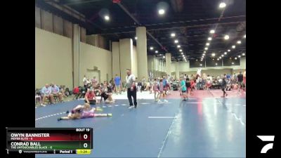 50 lbs Semis & Wb (16 Team) - Conrad Ball, The Untouchables Black vs Owyn Bannister, Moyer Elite