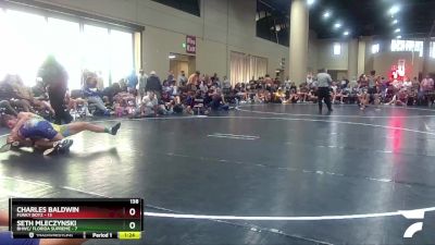 138 lbs Quarters & 3rd Wb (32 Team) - Charles Baldwin, Funky Boyz vs Seth Mleczynski, BHWC/ Florida Supreme