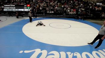 6A 106 lbs 5th Place Match - Xavier Fowler, Farmington vs Carson Altice, Layton