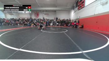 120 lbs Champ. Round 1 - Andres Cervantes, Mountain Vista vs Aven Bourriague, Ignacio