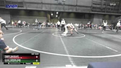 120 lbs Cons. Round 3 - Tripp Rackley, Tuttle Wrestling Club vs Kash Wendland, Hays Wrestling Club