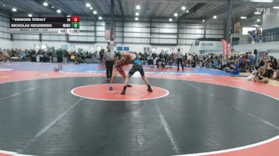 120 lbs Champ. Round 3 - Nicholas Kedzierski, Wild Buffalo Wrestling Club vs Emmons Tewalt, Hanover Hawkeye