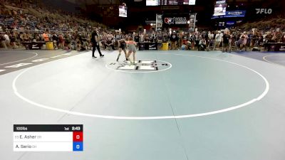 100 lbs Round Of 64 - Eily Asher, OR vs Ameliah Serio, OH