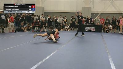110 lbs 3rd Place Match - Yareli Flores, Warriors Of Christ vs Renee Hudson, Betterman Elite Wrestling