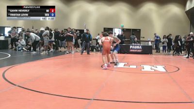 126 lbs Quarters - Gavin Heverly, M2 vs Tristan Levin, Triumph Trained