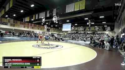 190 lbs Champ. Round 2 - Daniel Mendoza, Hemet vs Victor Haimovitch-Gore, Mira Mesa