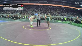 D1-165 lbs Champ. Round 1 - Zach Miracle, Temperance Bedford vs Jamari Powell, Waterford Kettering HS