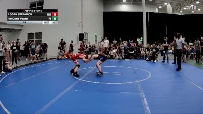 84 lbs Round 3 (6 Team) - Logan Stefanick, PA East Lightning vs Vincent Perry, Prestige Worldwide