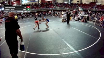 82 lbs Cons. Round 3 - Amelia Devitt, Kearney MatCats Wrestling Club vs Jade Monroe, Ironman Wrestling