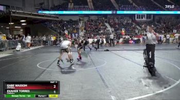 115 lbs Quarterfinal - Gabe Wassom, Emporia vs Exavier Torres, Carroll