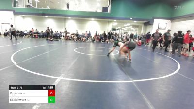 157 lbs Consi Of 64 #2 - Blake Jones, VA vs Morgan Schwarz, NJ