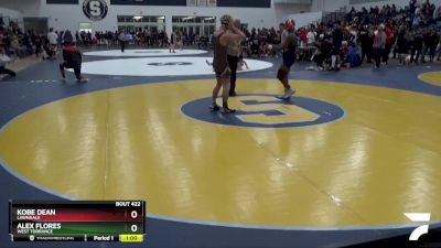 132 lbs Cons. Round 2 - Alex Flores, West Torrance vs Kobe Dean, Lawndale