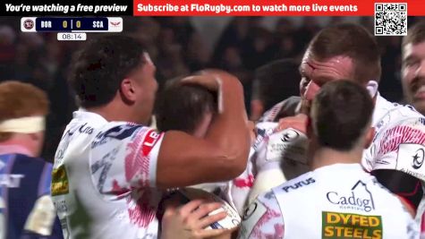 Fletcher Anderson Scores First Try - Bordeaux v Scarlets - 2025-2026 Champions Cup Round 2