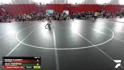 63 lbs Cons. Semi - Noah Thompson, Harlem Huskies WC vs Patrick Flaherty, Wisconsin