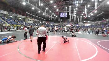 98 lbs Quarterfinal - Liam Felker, Bear Cave WC vs Braxton Belisle, Englewood Wrestling