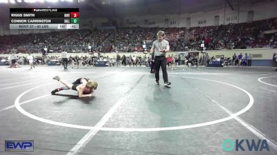 60 lbs Round Of 16 - Riggs Smith, Hinton Takedown Club vs Connor Carrington, Sallisaw Takedown Club