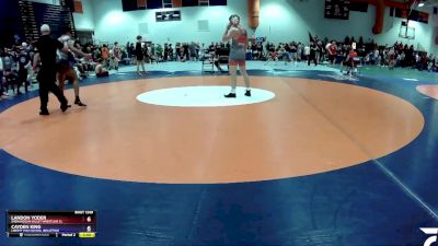 157 lbs Cons. Round 2 - Landon Yoder, Shenandoah Valley Wrestling Cl vs Cayden King, Liberty High School (Bealeton)